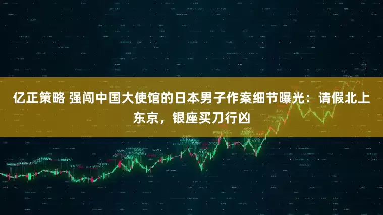 亿正策略 强闯中国大使馆的日本男子作案细节曝光：请假北上东京，银座买刀行凶